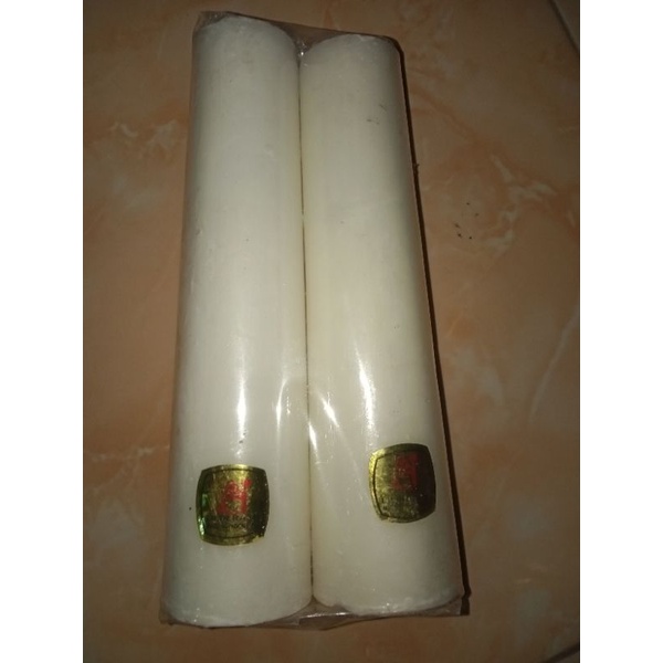 Lilin besar/ Lilin do'a putih/ lilin pilar