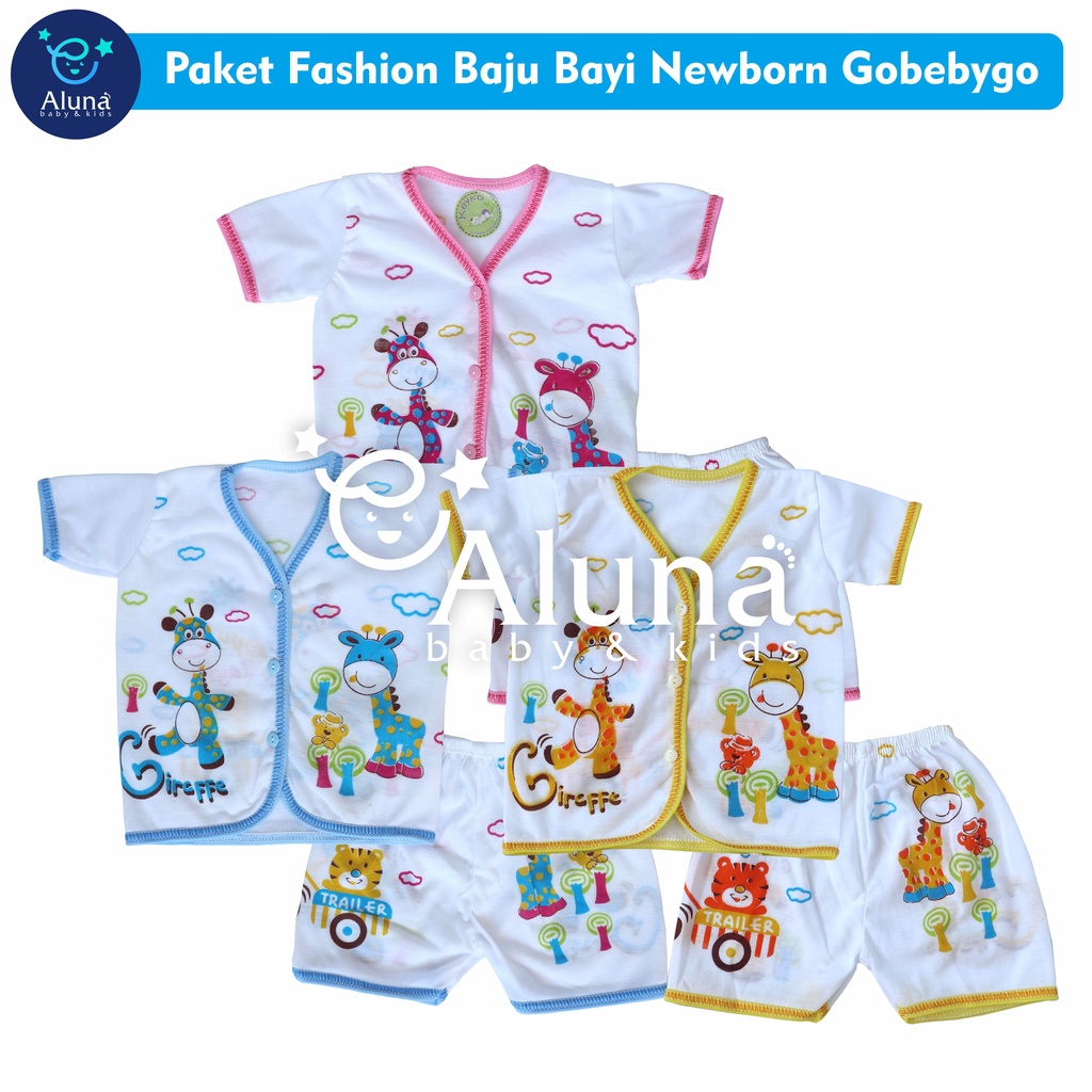 Paket hemat Setelan Baju Bayi Newborn Perlengkapan Bayi Baru Lahir Kado Lahiran Baby Gift Set-4
