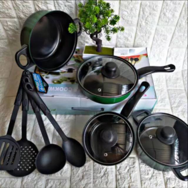 Jual Cookware set merk HA,Dessini Shopee Indonesia