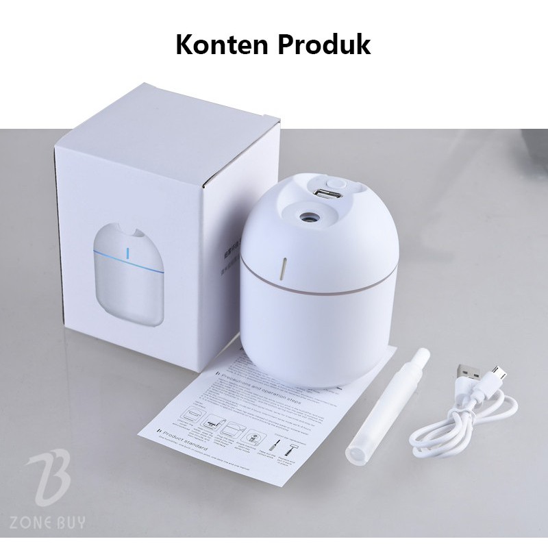 100% ORI Little cute Humidifier 250MLPurifier Diffuser Portable Terapkan ke Essential oil