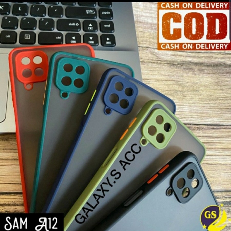 Samsung A12 M51 A21 S A21S Case Dove Matte Mychoice Slim Case Fuze Macaron