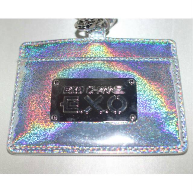 exo channel Japan official iridescent card holder