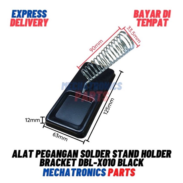 [5669] Alat Pegangan Solder Stand Holder Bracket DBL-X010 Black