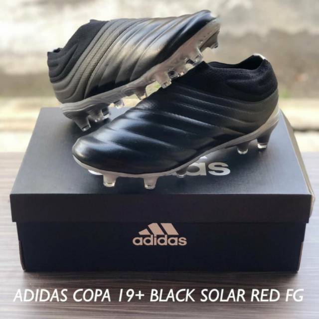 Adidas Copa 19+ Black Solar Red FG