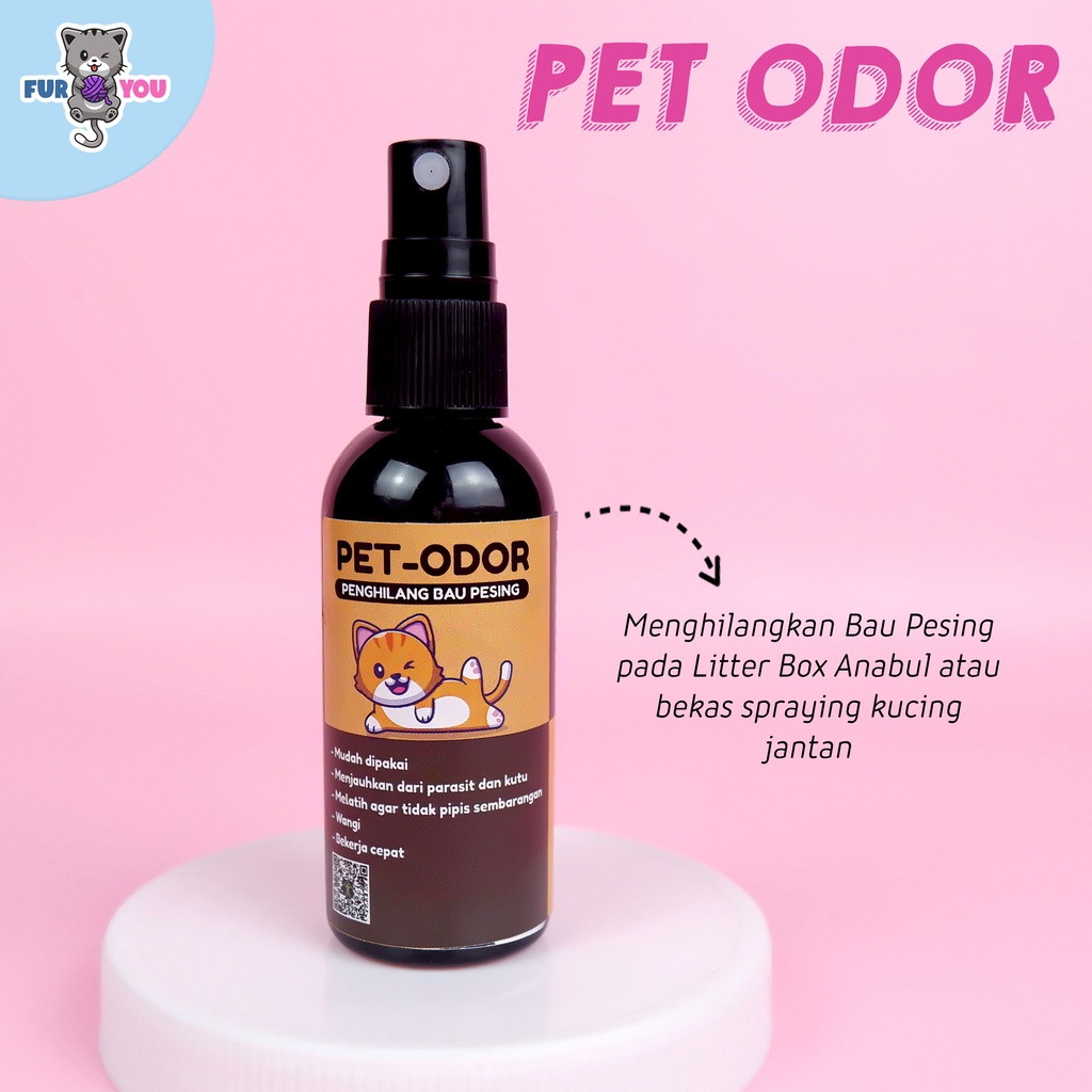 Furyou Pet Odor Penghilang Bau Pesing Litter Box Kucing dan Aroma Spraying Anabul