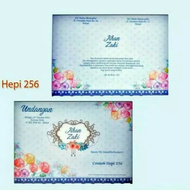 Blangko undangan HEPI 256