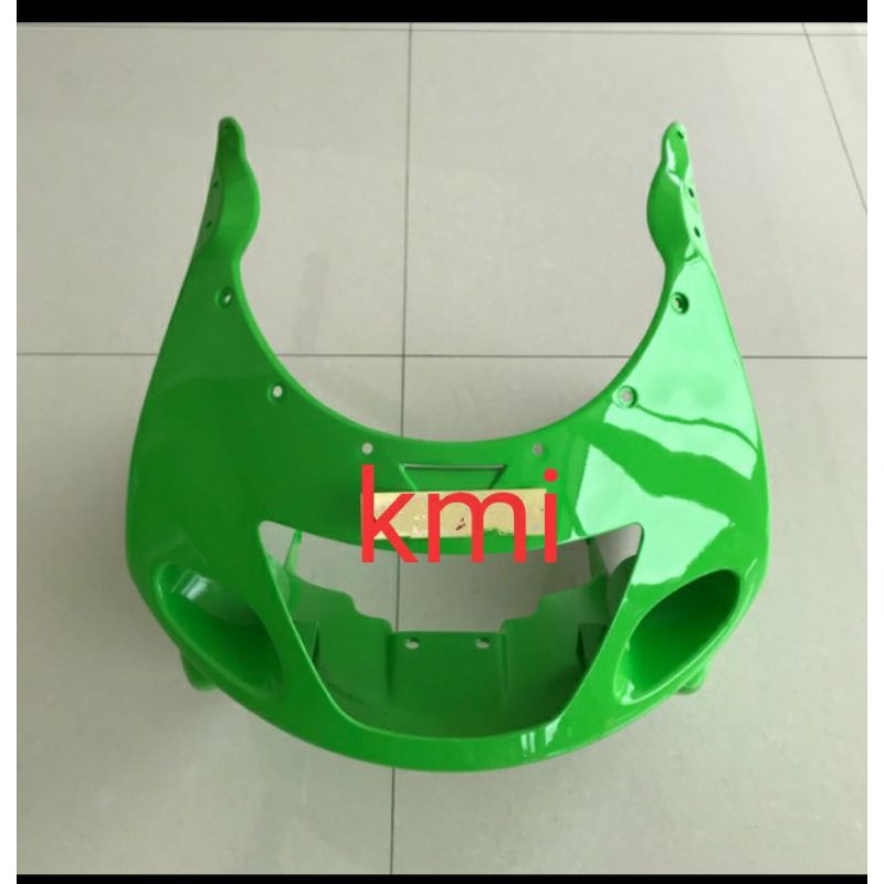 Batok lampu depan ninja rr old hijau batok fairing depan ninja rr old hijau cowling upp