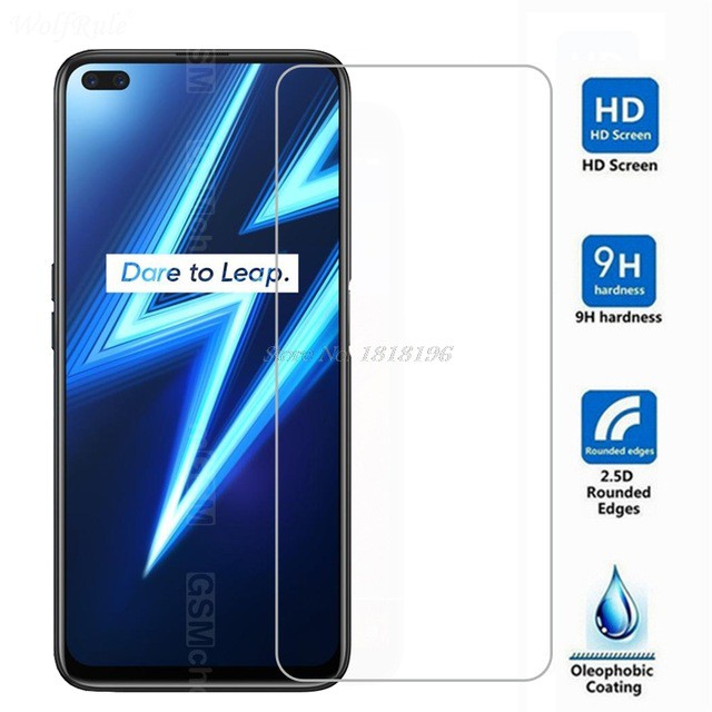 Tempered Glass Layar Clear Realme 6 , 6 Pro Screen guard + Antigores Tempered Glass Camera Back Lens