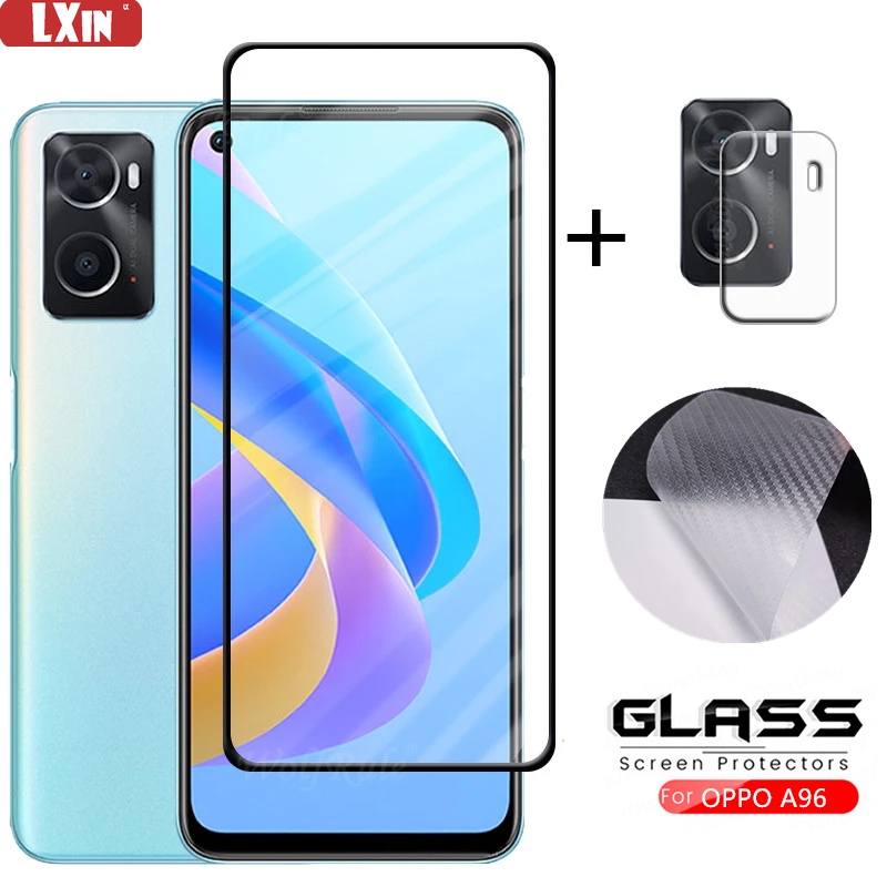 3in1 Tempered Glass Pelindung Lensa Kamera Belakang OPPO A96 A16 A54 A95 A94 A15SS A15 Reno 7 Z Reno 6 5F 4F A59 F1S A52 A92 A5S A7 A3S A12 Reno7 Z2 A92 A5E A33 F7