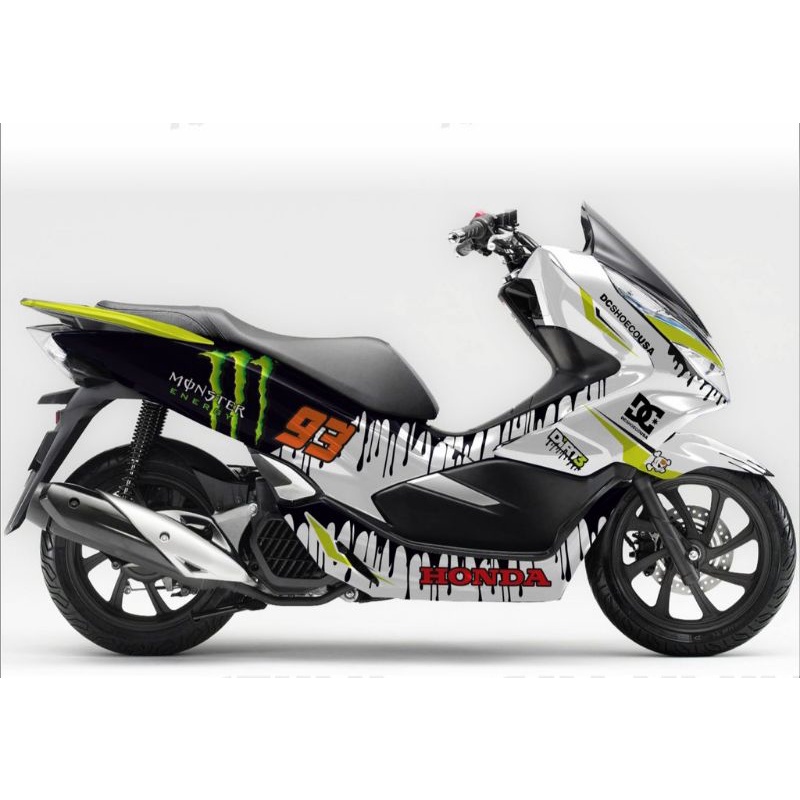 DECAL STICKER FULL BODY MOTOR HONDA PCX 150 CC