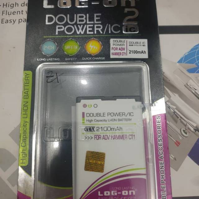 Baterai battery LOG-ON ADVAN HAMMER CT1