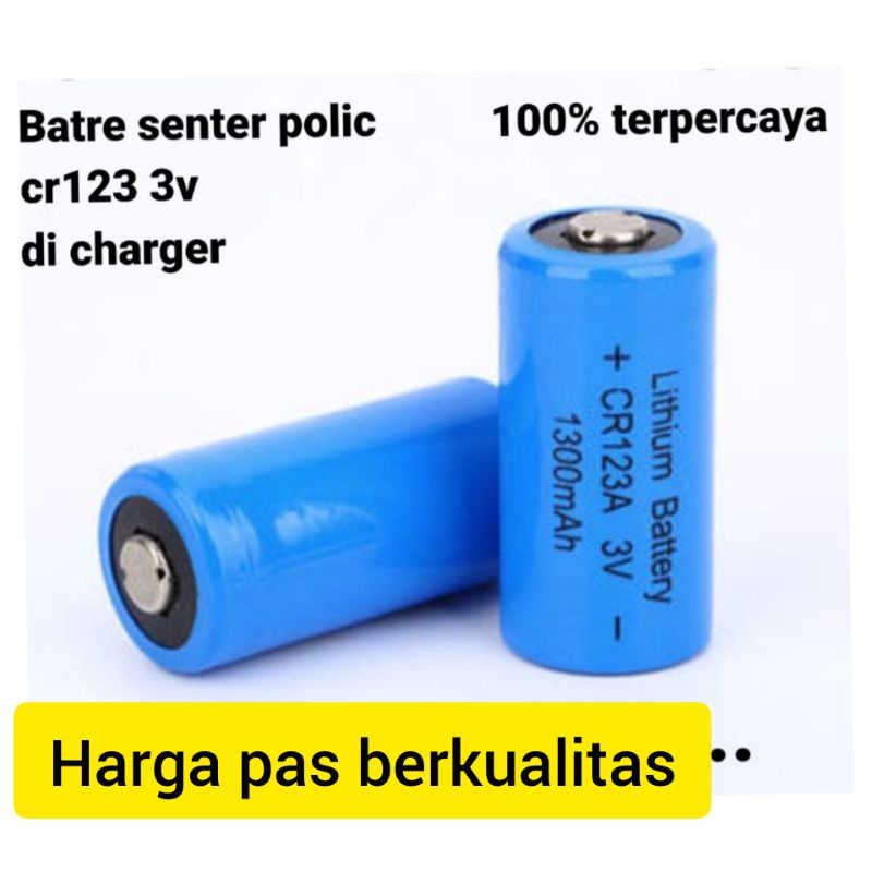 0Battre Charger Cr123A 16340 3.7v batrr senapan lazer dll