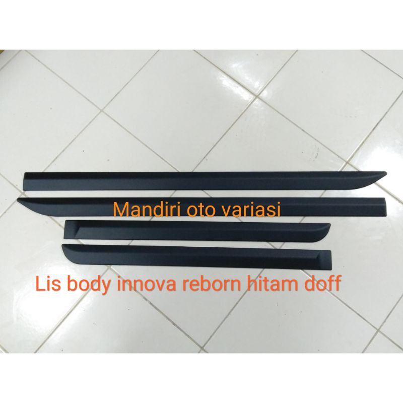 List body samping innova reborn hitam doff