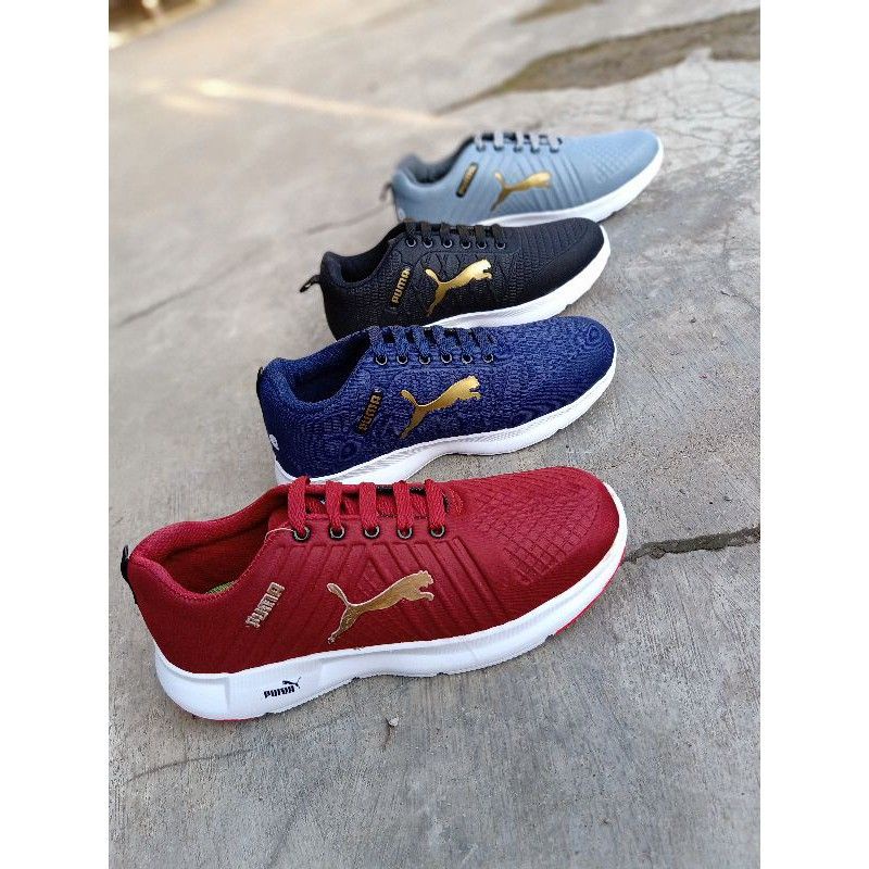 sepatu puma gold/sepatu jogging/sepatu pria dan wanita/sepatu sneaker
