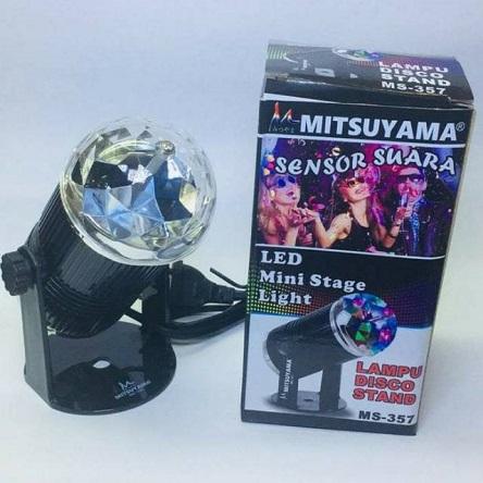 Lampu Disco LED Full Color Rotating Lamp Party Light MS 357 LED Mini Lampu Disko Lampu Pesta