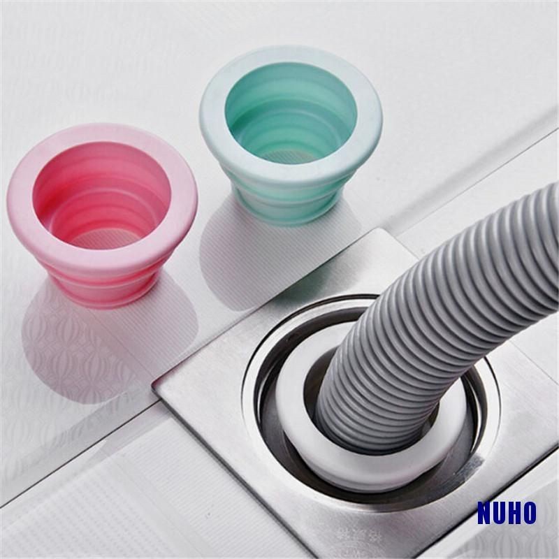 Seal Ring Selang Dapur Mesin Cuci ke Floor Drain Lobang Air Pembuangan / Sewer Pipe Seal Pool Floor Drain Sealing Plug Water Trap