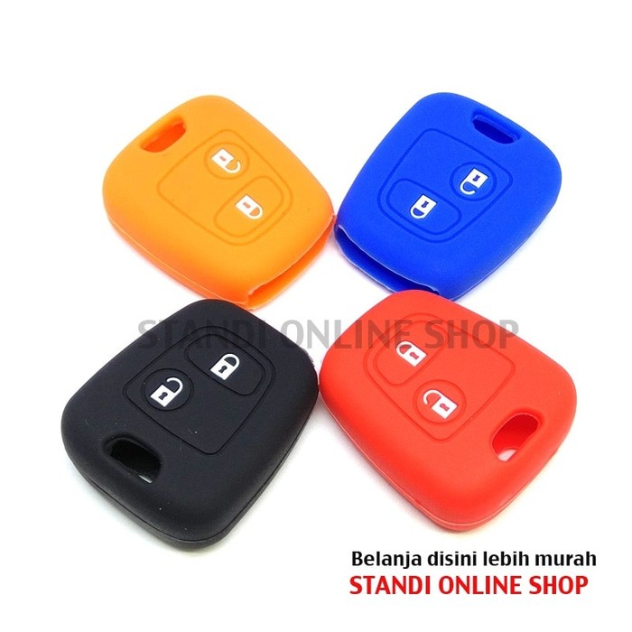 Kondom Kunci Silikon Remote Keyshirt Peugeot 107 207 307 407 106 206