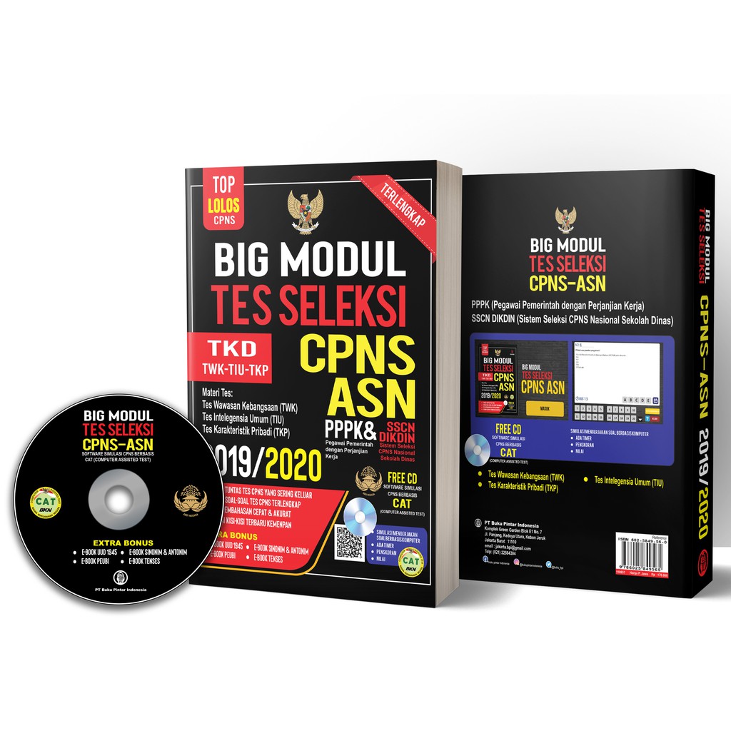 Big Modul Tes Seleksi Cpns Asn 2019 2020 Shopee Indonesia