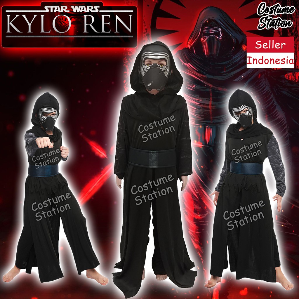 Kostum Star Wars Kylo Ren / Costume The Force Awakens anak laki