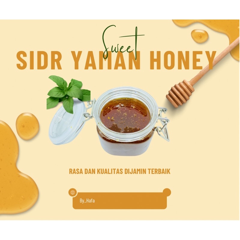 

Madu Sidr Yaman Asli 300 gram rasa dan kualitas terbaik