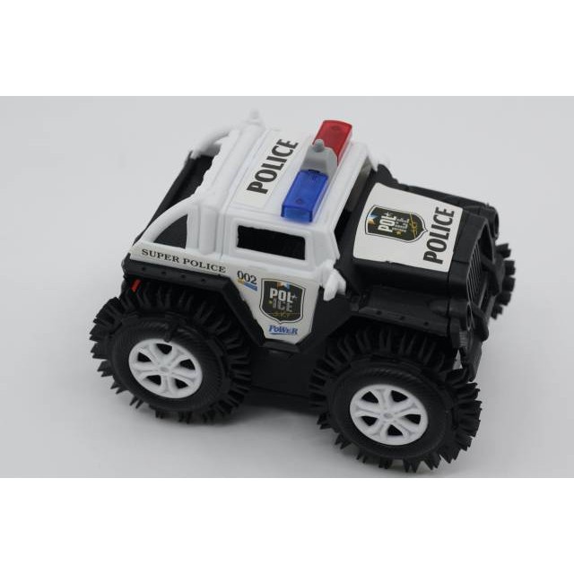 POLICE DAN JEEP TUMBLING TIPPING CAR MAINAN MOBIL JUNGKIR BALIK ANAK LAKI MONSTER