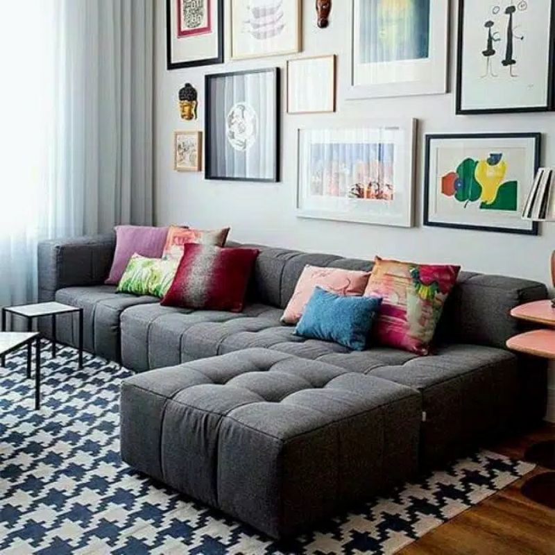 Jual Sofa Tamu Model Terbaru Jumbo Rangka Kayu Jati Model Minimalis