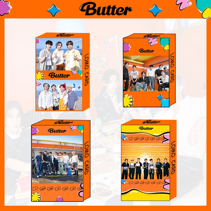 30pcs Kartu Pos LOMO Foto BTS Butter