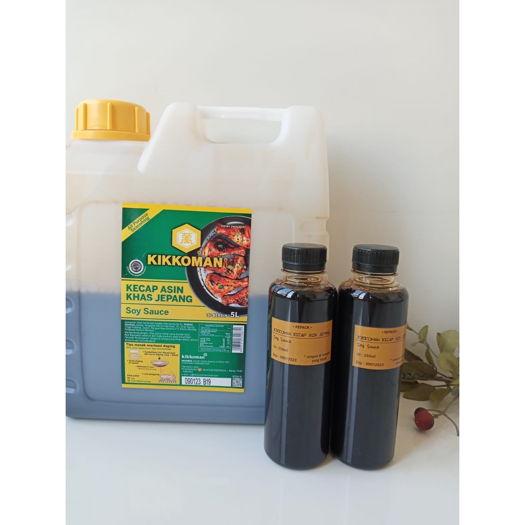 

Kikkoman kecap asin jepang / soy sauce / shoyu kemasan rep 250 ml