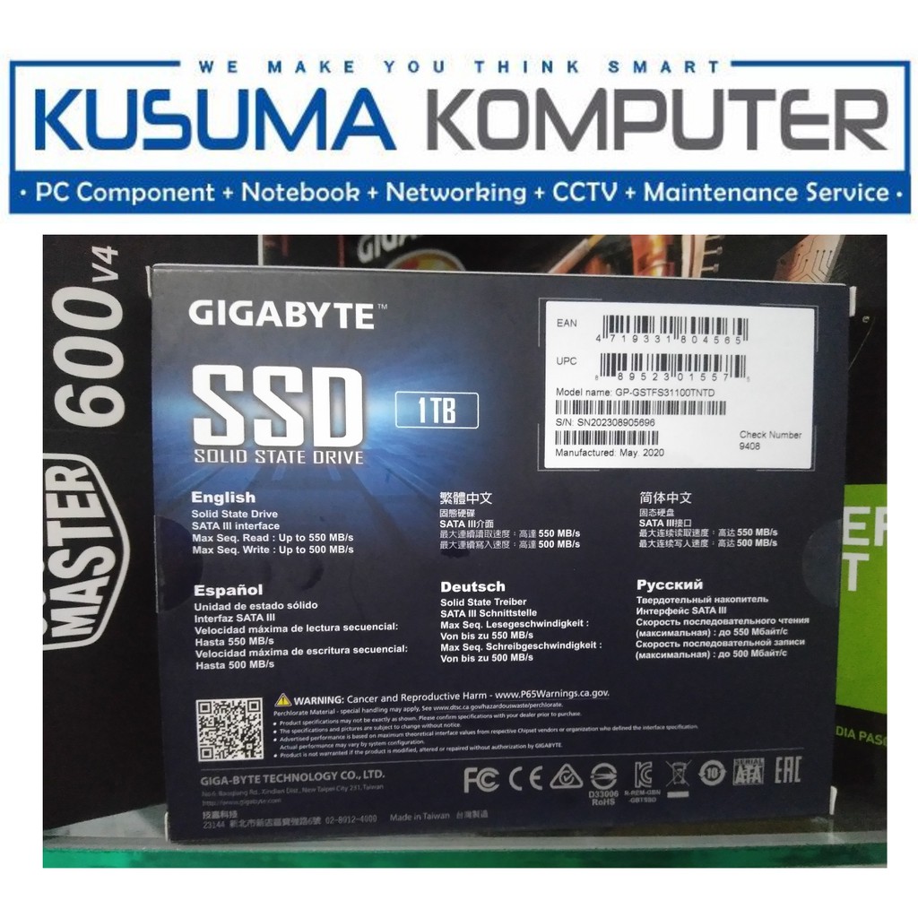 Gigabyte SSD 1TB SATA III 2.5&quot;