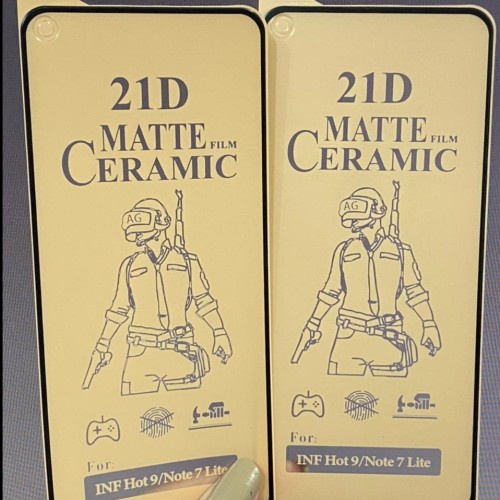 INFINIX HOT 9 HOT 9 PRO HOT 9 PLAY Tempered Glass Ceramic Matte Film 100D Anti Gores Ceramic Matte
