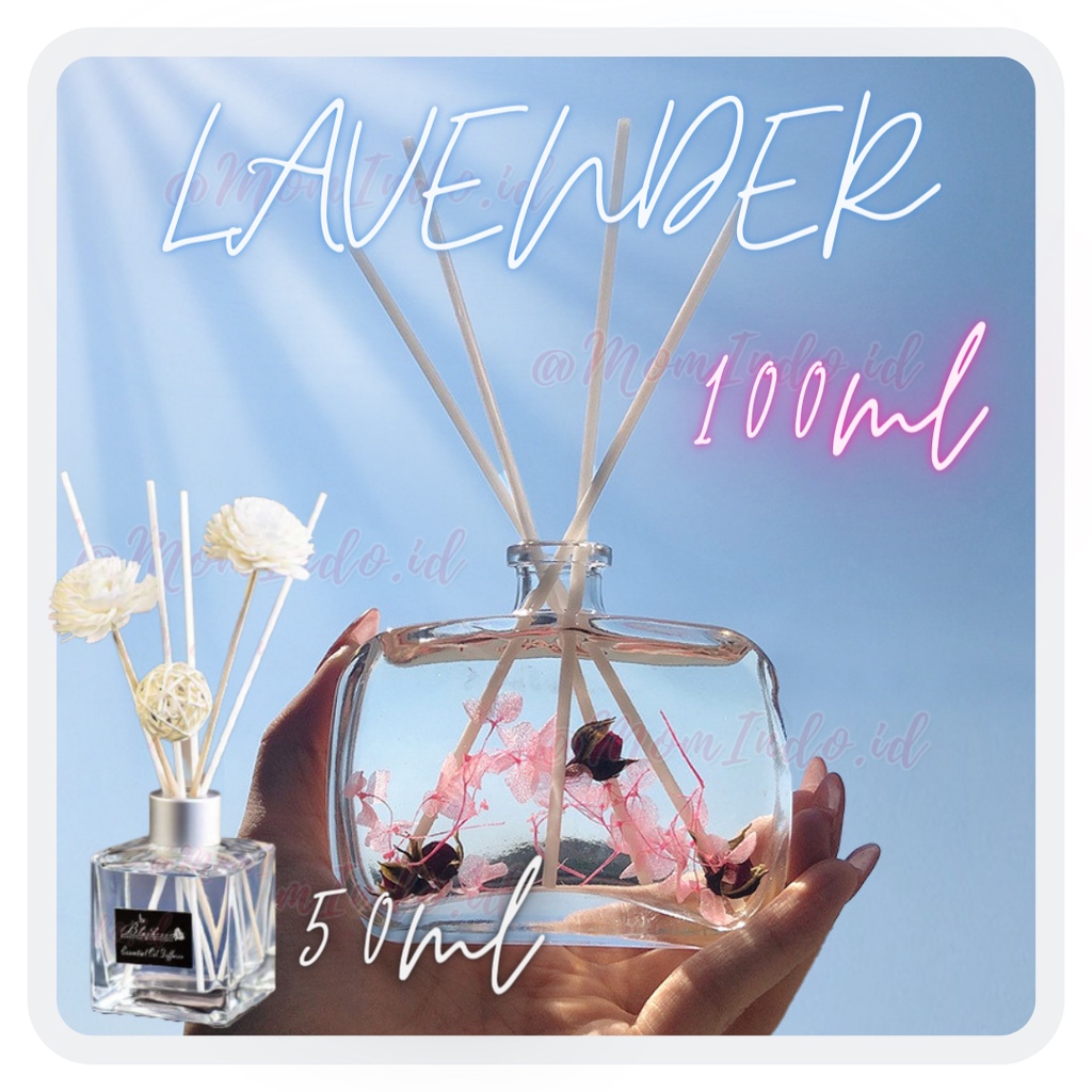 Reed Diffuser Difuser Aromaterapi Aromatherapy Aroma Terapi Pewangi Ruangan-Lavender