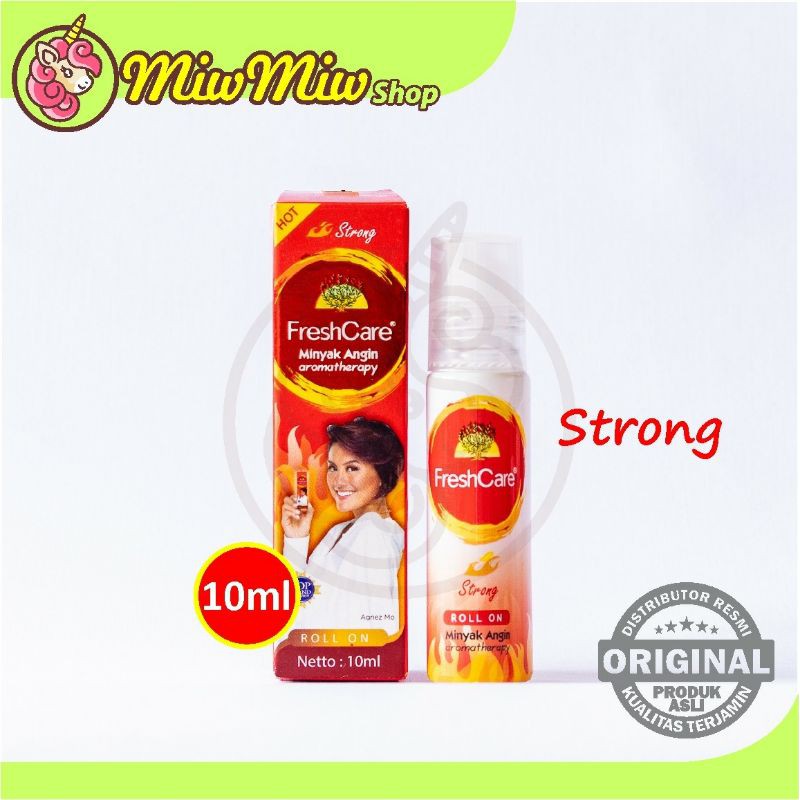 Fresh Care Roll On 10 ml (FreshCare Minyak Angin Aromatherapy) Merah (Hot &amp; Strong)