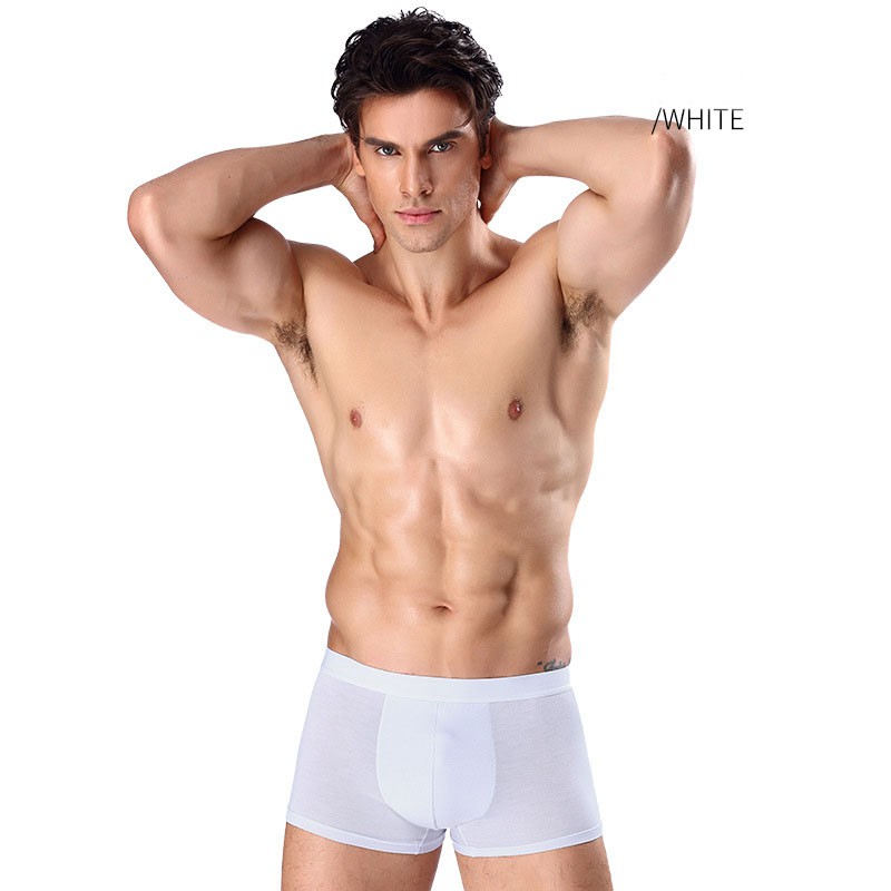 Celana Dalam Pria Boxer Brief Sexy Bahan Elastis  1pcs harga Y030