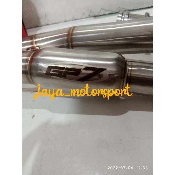 Kenalpot GP7 MAX4.0 KLX/Dtreker/CRF/WR155 seri kompetisi bor up asli original GP7