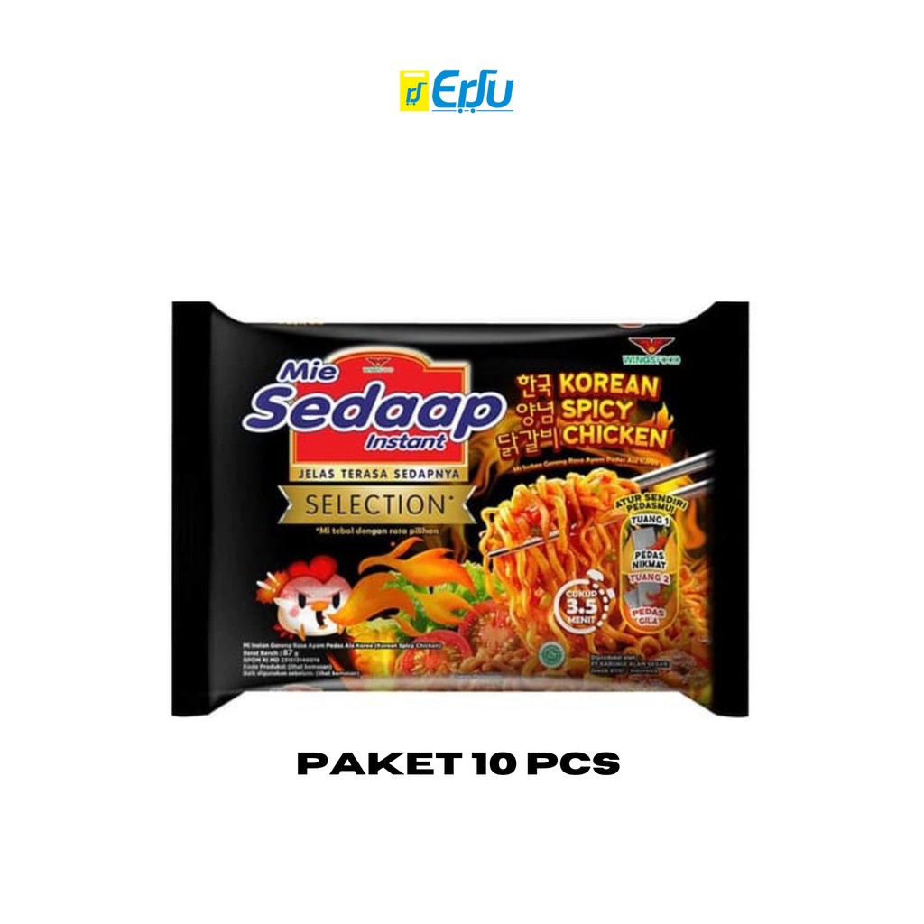 

Paket 10pcs Mie Sedaap Korean Spicy Chicken