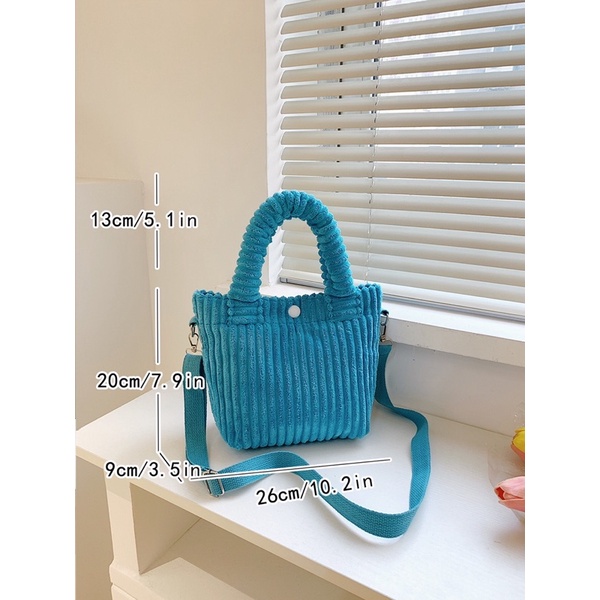 corduroy slingbag handbag