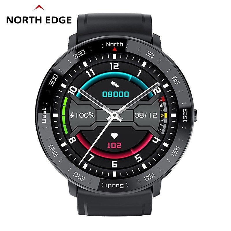 North Edge Type NL03 Smart Watch IP67 Bluetooth Android IOS Jam tangan Digital Couple Pria Wanita