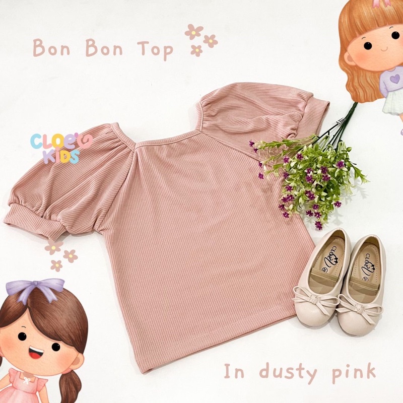 CLOEVKIDS - atasan anak perempuan bon-bon top