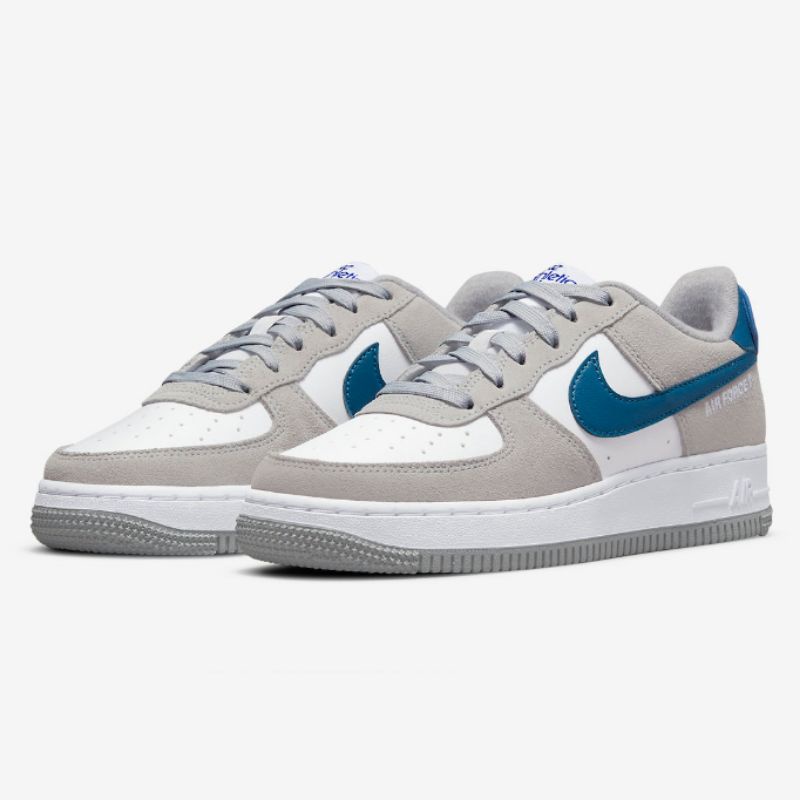 Nike Air Force 1 GS Athletic Club Grey Turq Original