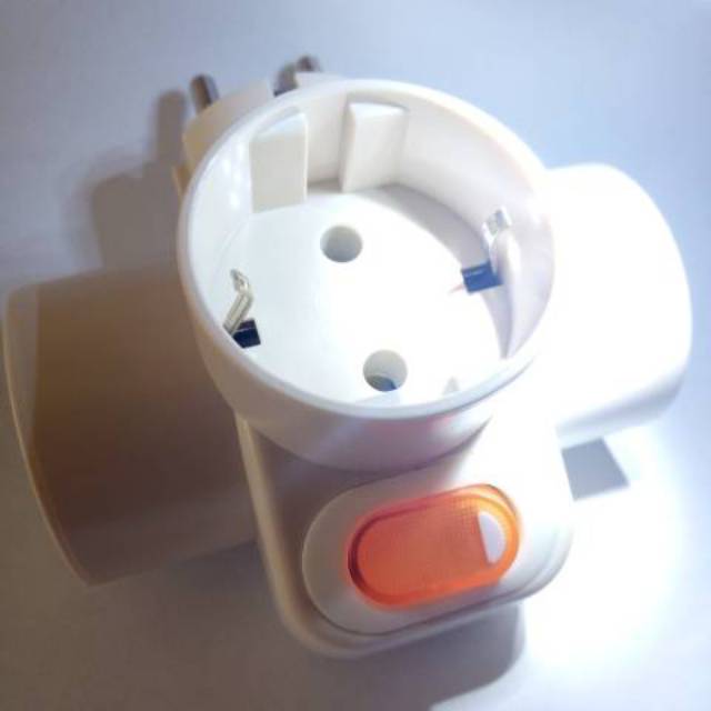 TKH / Cabang Tiga / Cok cabang + Switch On/Off + lampu Uticon merk & kwalitas terbaik SNi