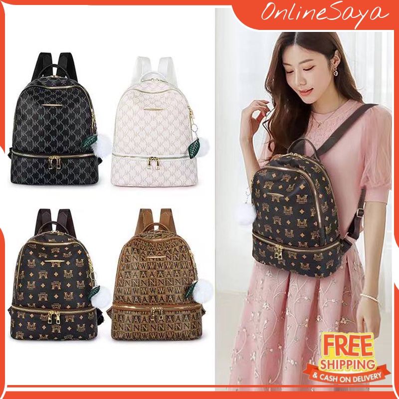 TAS RANSEL BACKPACK WANITA FASHION 3301 - RANSEL KOREA - RANSEL IMPORT ANTI AIR SEKOLAH KULIAH KERJA TERBARU