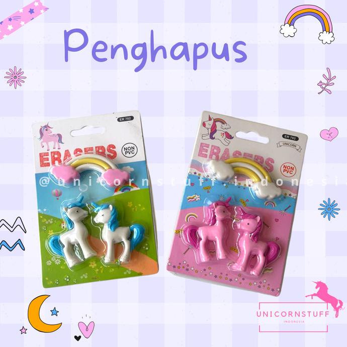 

Penghapus Unicorn Sekolah Alat Tulis Pensil Anak Cewek Lucu Karakter