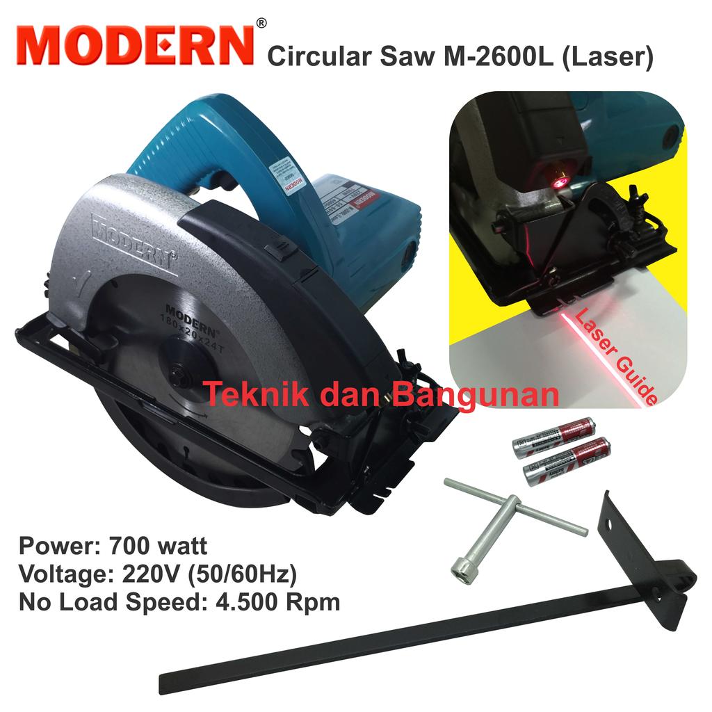 Circular Saw Modern M-2600L (180mm / 7")