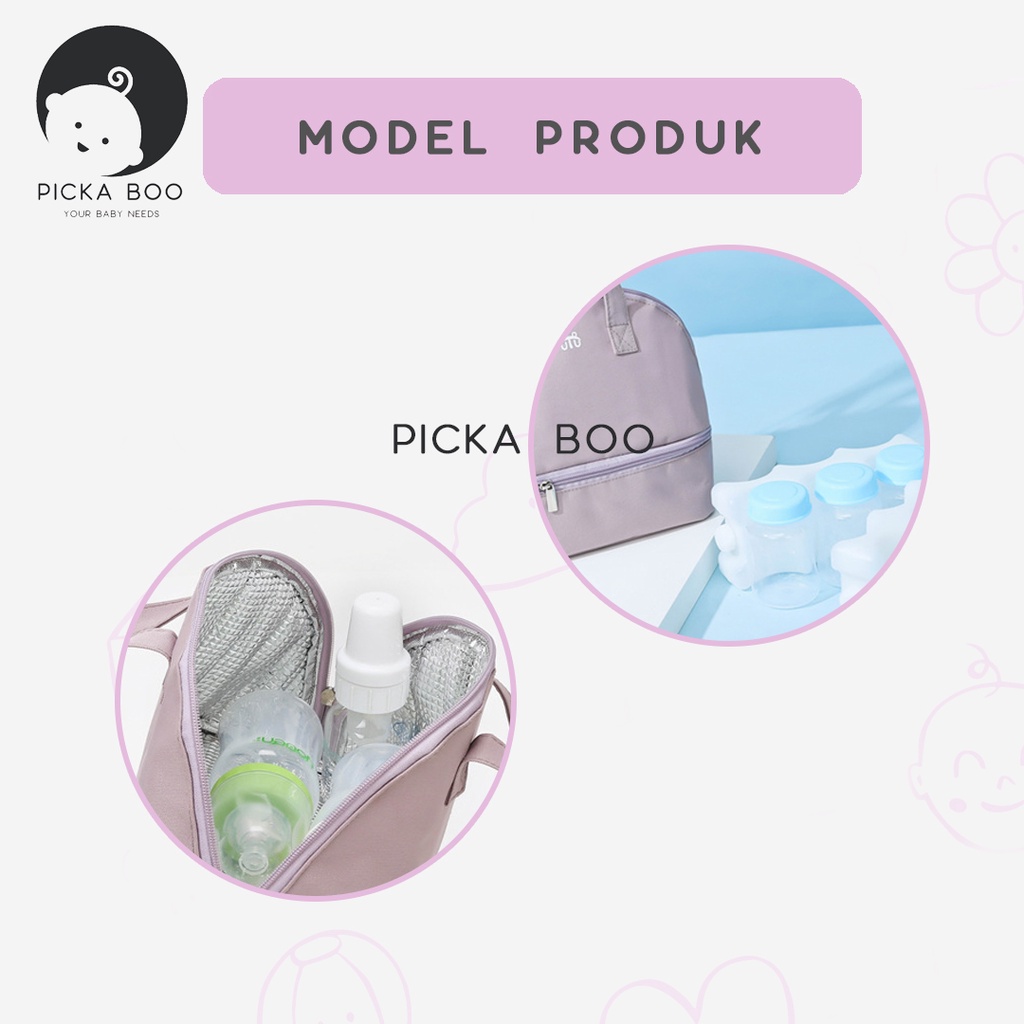 PICKA BOO Cooler Bag Asi Thermal Insulated FREE ICE GELL