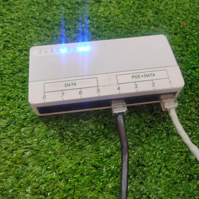 Switch Hub 8 Port Support POE bukan Totolink S808 - 4 POE In/Out