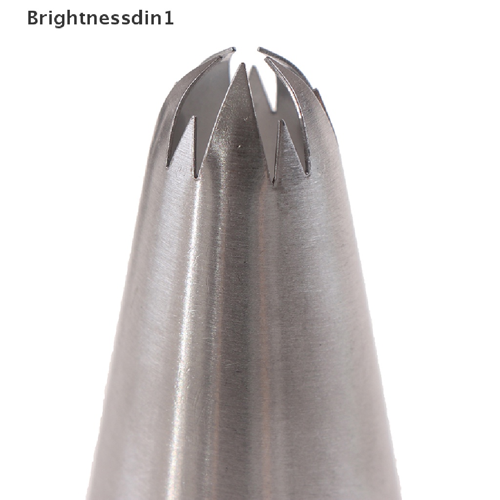 1 Set Alat Nozzle Icing Piping Bahan Stainless Steel Ukuran Medium Untuk Baking