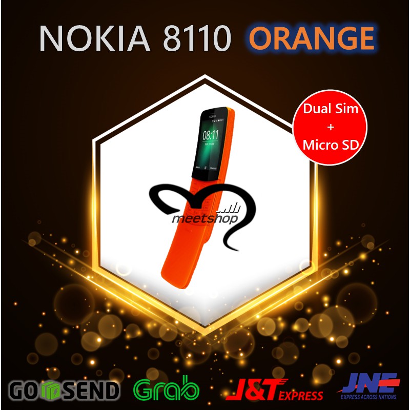 NOKIA 8110 LIPAT FLIP SLIDE DUAL SIM CAMERA NOKIA PISANG DUA SIM KAMERA MURAH HP JADUL GARANSI