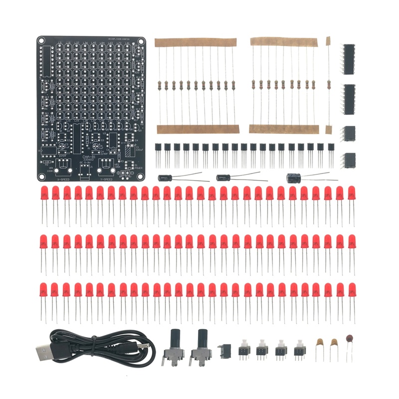 Btsg Elektronik CHA-81 Modul Elektronik Fun LED Module DIY Kit Fun Elektronik