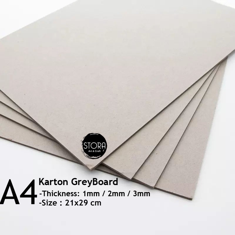Karton GREYBOARD A4 - 21x29