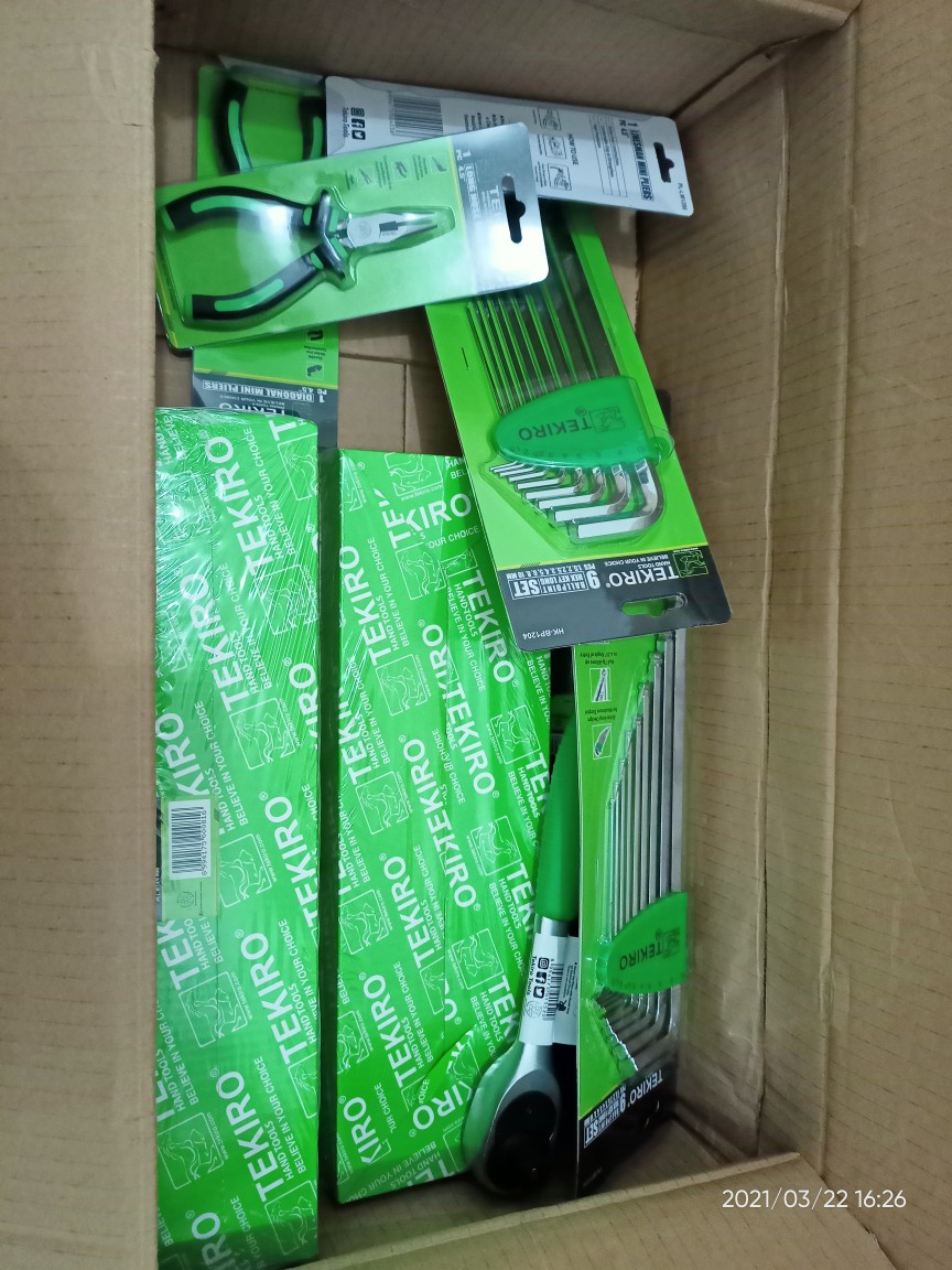 Tekiro 1/2 Inch Ratchet Handle 10 Inch Gagang Karet / Gagang Rachet / Gagang Kotrek